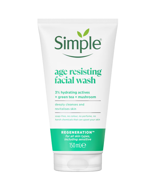 ژل شستشو ضد پیری سیمپل مدل Age Resisting حجم 150 میلی لیتر