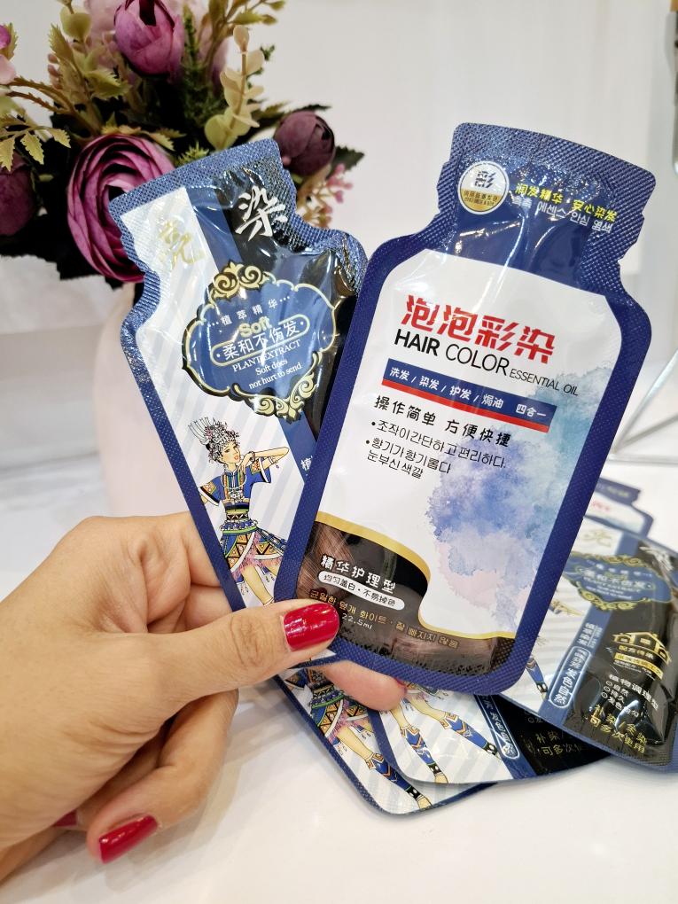 شامپو رنگ مو گیاهی ساشه ای