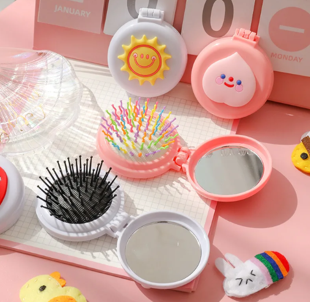 برس و آینه تاشو فانتزی و جذاب