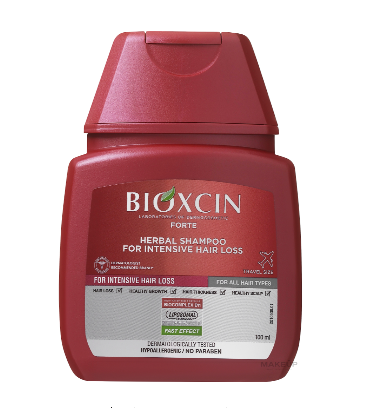 شامپو ضد ریزش گیاهی بیوکسین مدل فورت 300 میل