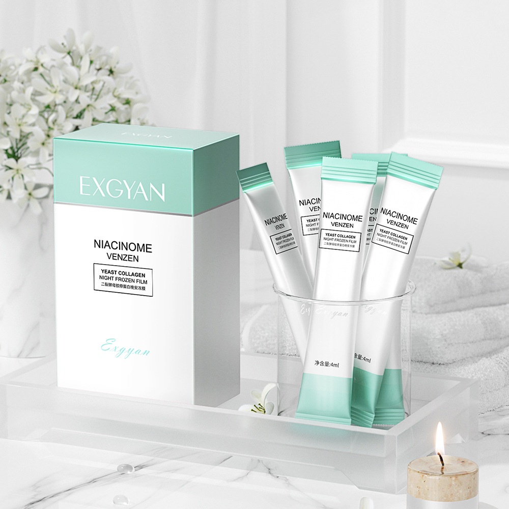 ماسک خواب ساشه ای کلاژن نیاسین امید exgyan