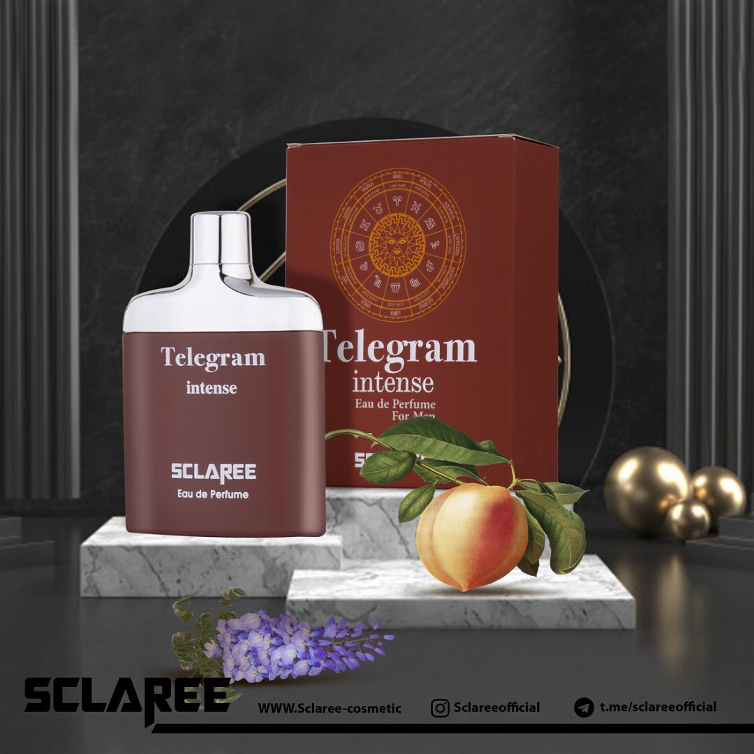 ادو پرفیوم مردانه اسکلاره مدل Telegram Intense حجم 85 میلی لیتر