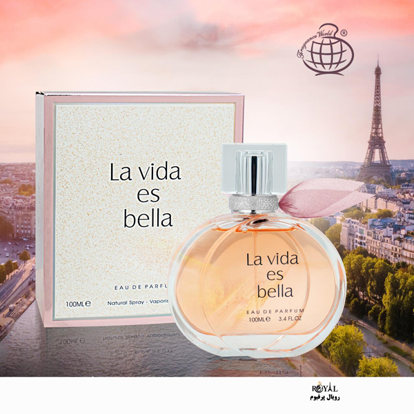 ادو پرفیوم زنانه فراگرنس ورد مدل La Vida Es Bella حجم 100 میلی لیتر