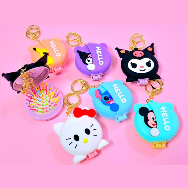 برس و آینه تاشو فانتزی و جذاب