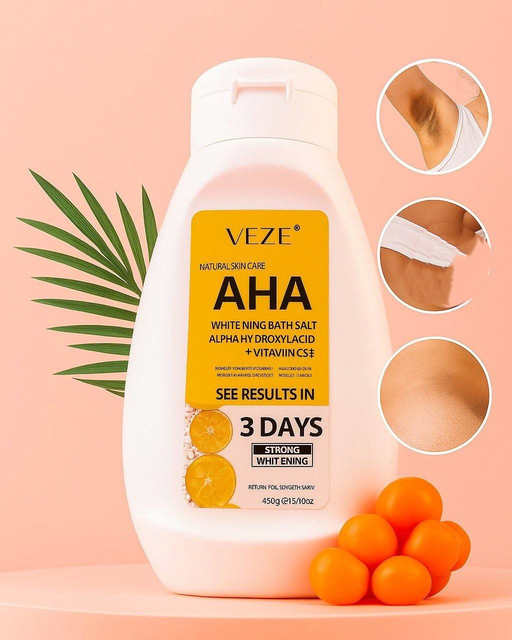 نمک بدن روشن کننده AHA