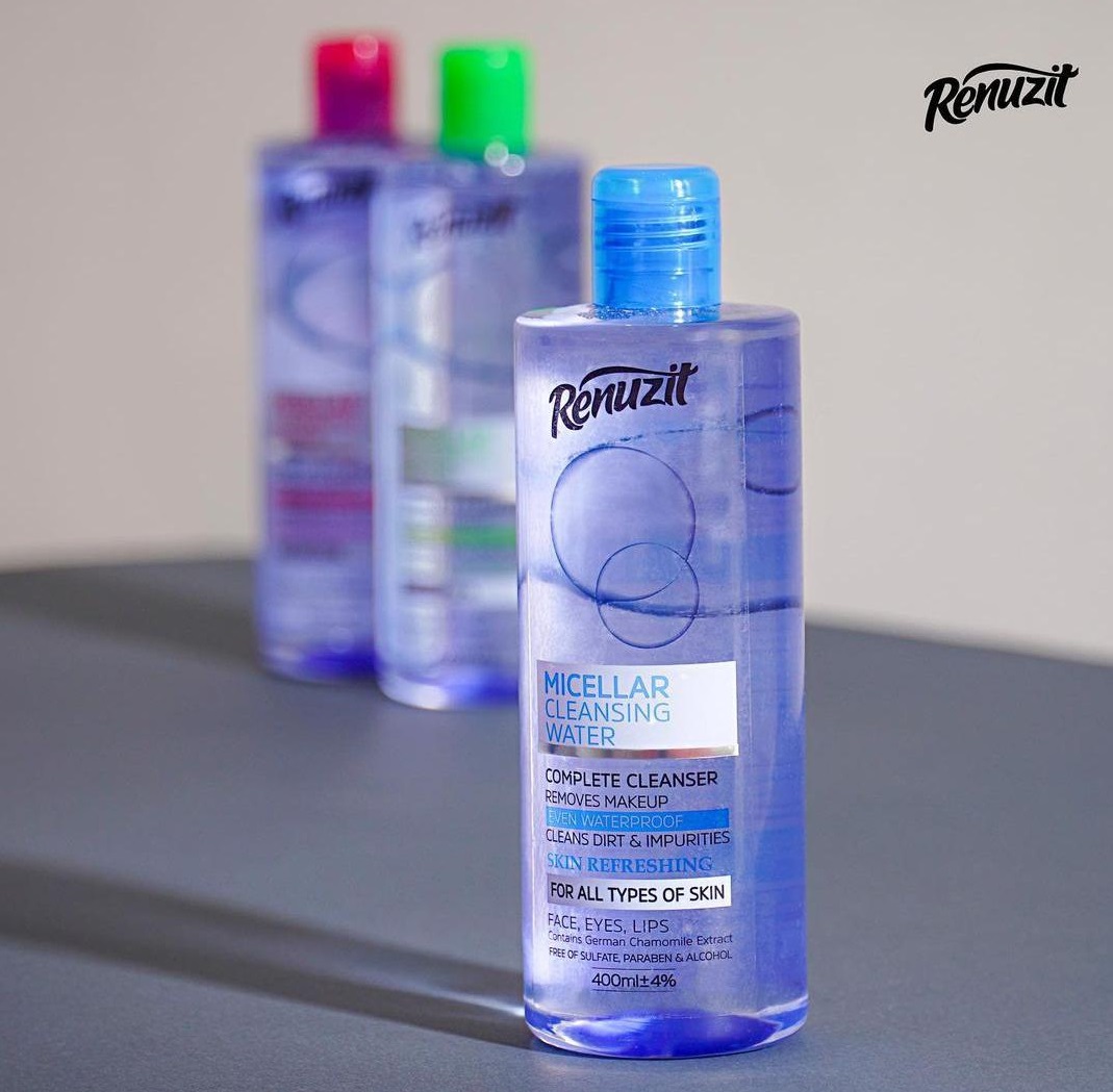 محلول پاک کننده آرایش رینوزیت مناسب پوست چرب حجم 400 میل