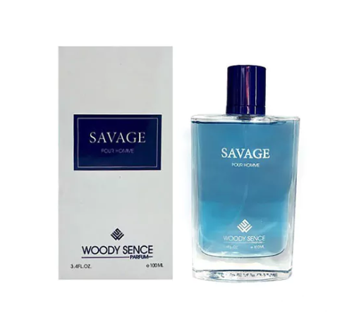 ادو پرفیوم مردانه وودی سنس مدل Savage حجم 100 میلی لیتر