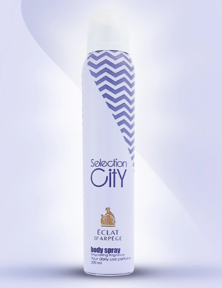 اسپری خوشبوکننده بدن زنانه سلکشن سیتی مدل Eclat حجم 200 میلی لیتر