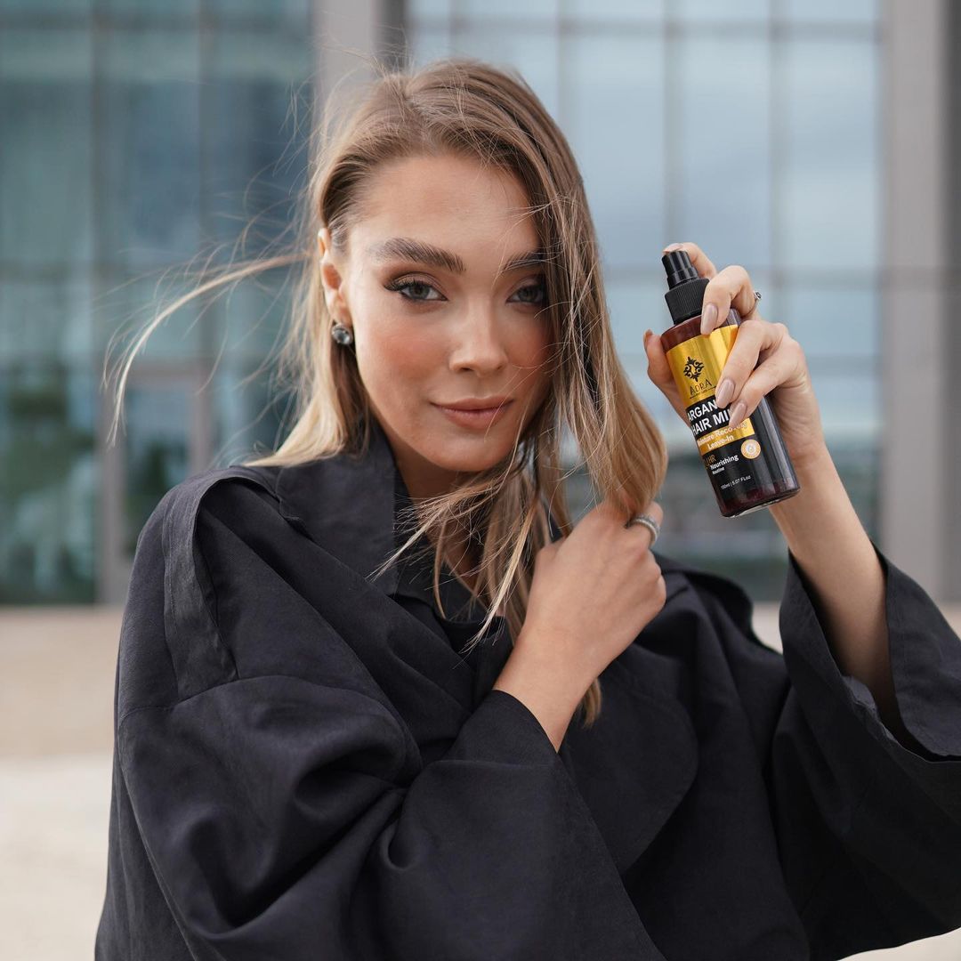 ماسک مو ۲ فاز(حاوی روغن آرگان) بدون نیاز به آبکشی آدرا