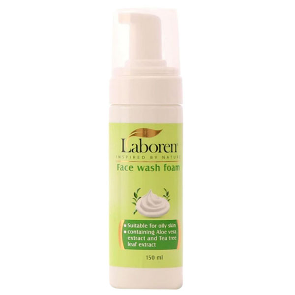 فوم شستشوی صورت لابورن مدل Tea tree حجم 150 میلی لیتر(مناسب پوست چرب)