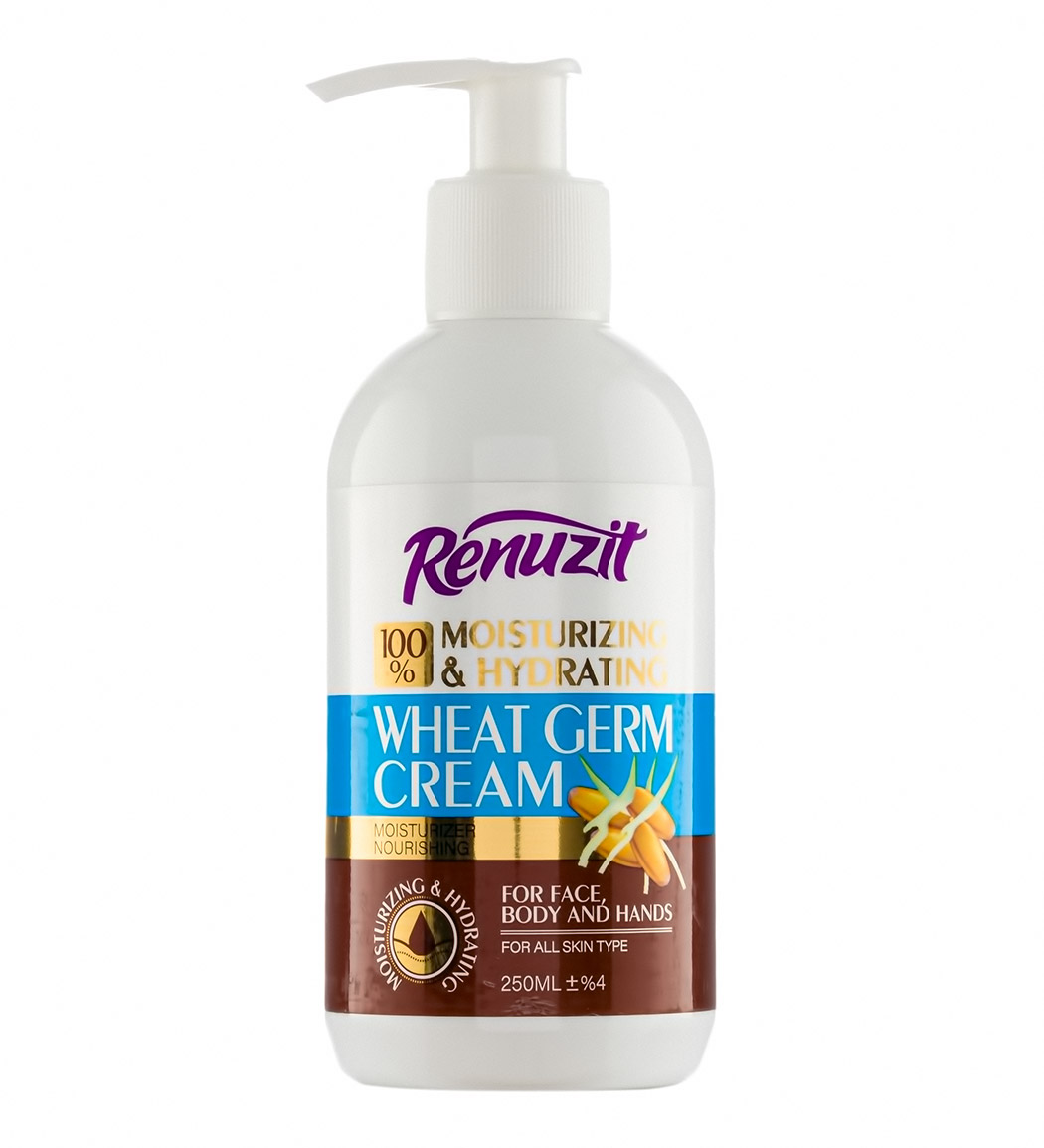 کرم آبرسان و مرطوب کننده پمپی حاوی عصاره جوانه گندم 250میل رینوزیت