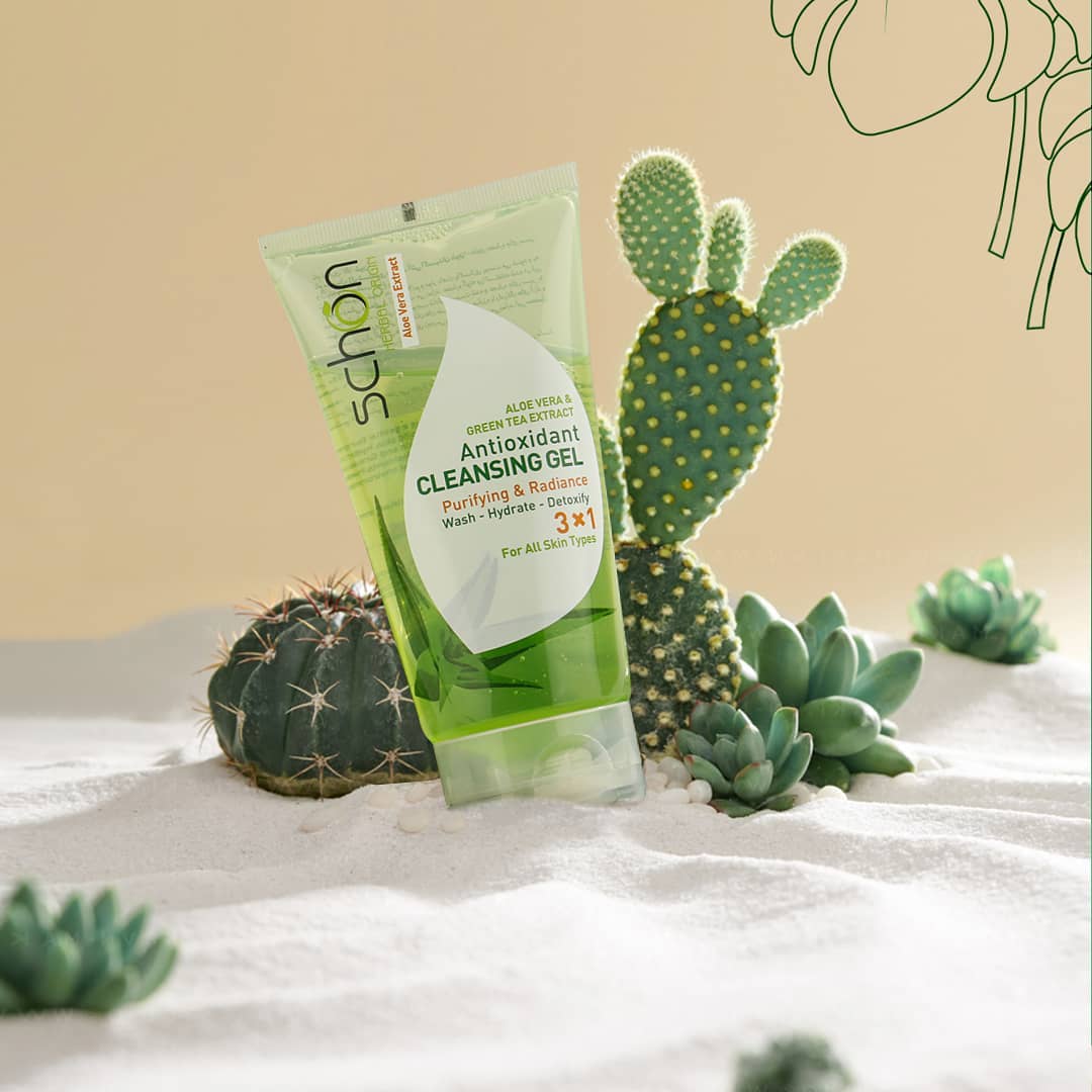 ژل شستشوی آنتی اکسیدان  صورت شون