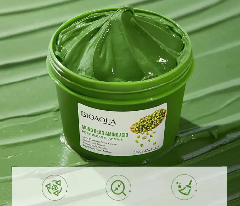 ماسک خاک رس حاوی ماش و آمینو اسید بیوآکوا