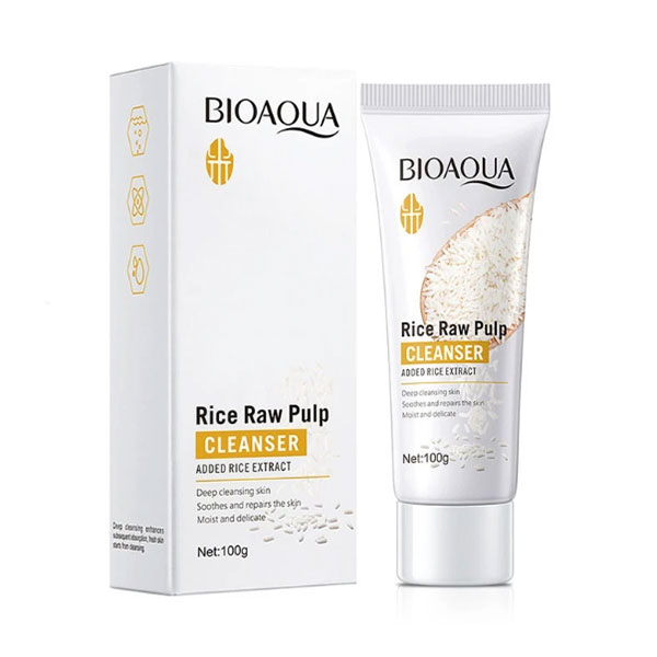 فوم شوینده عصاره برنج بیوآکوا BIOAQUA