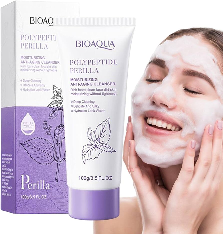 فوم شستشو صورت ضدپیری پریلا پلی پپتاید بیوآکوا