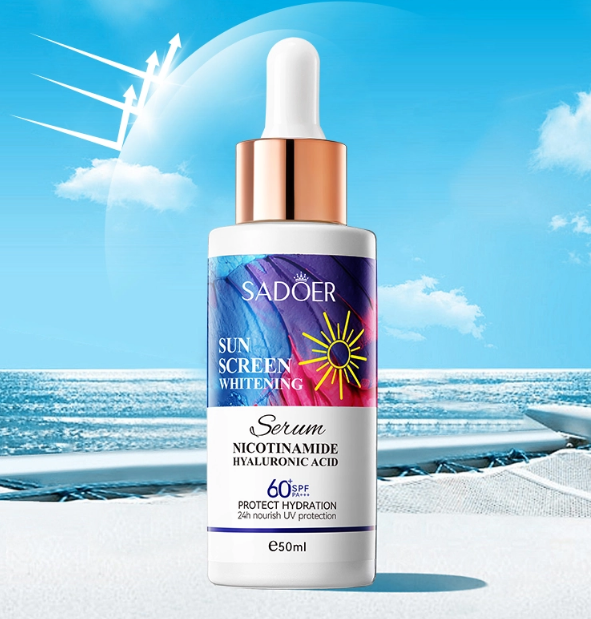 سرم ضدآفتاب روشن کننده فلوئیدی  SPF60 سادور