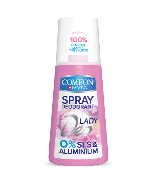 اسپری دئودورانت زنانه فاقد آلومینیوم 125میل کامان